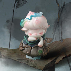 DIMOO collectible figure in a detailed pose for display