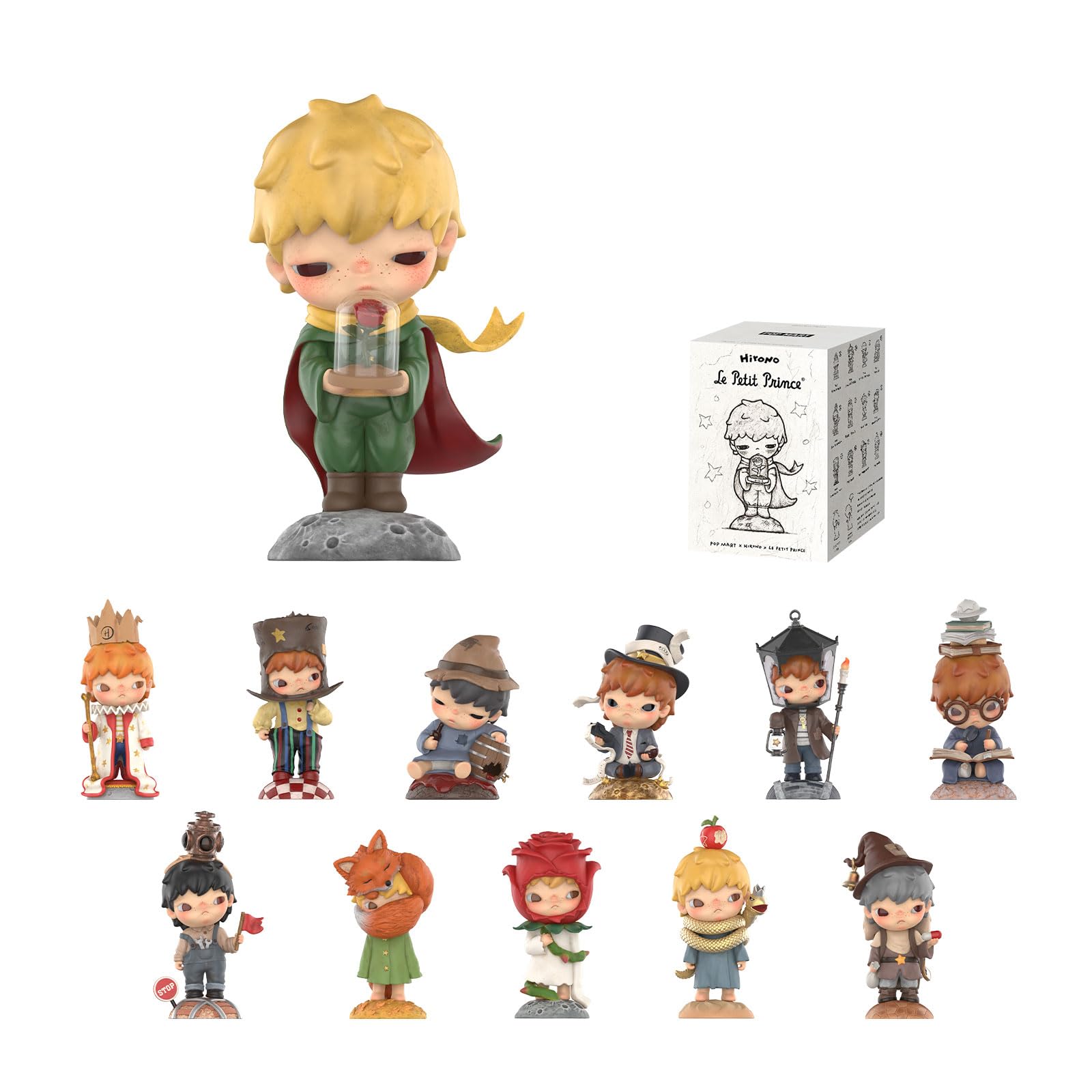 POP MART Hirono Le Petit Prince figure 1 close-up, perfect for display and gifting.