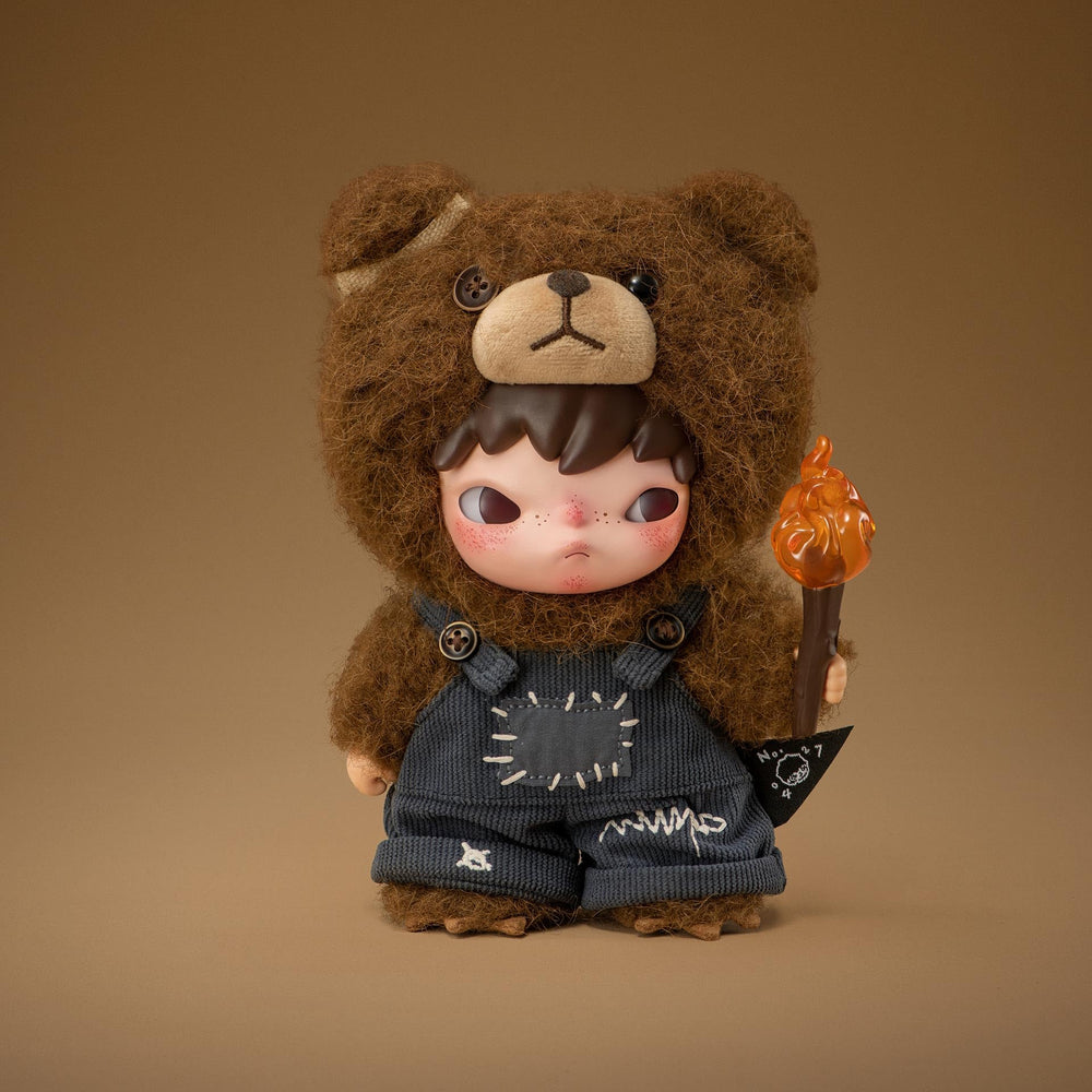 POP MART Hirono Living face detail highlights cute collectible charm.