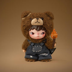 POP MART Hirono Living face detail highlights cute collectible charm.