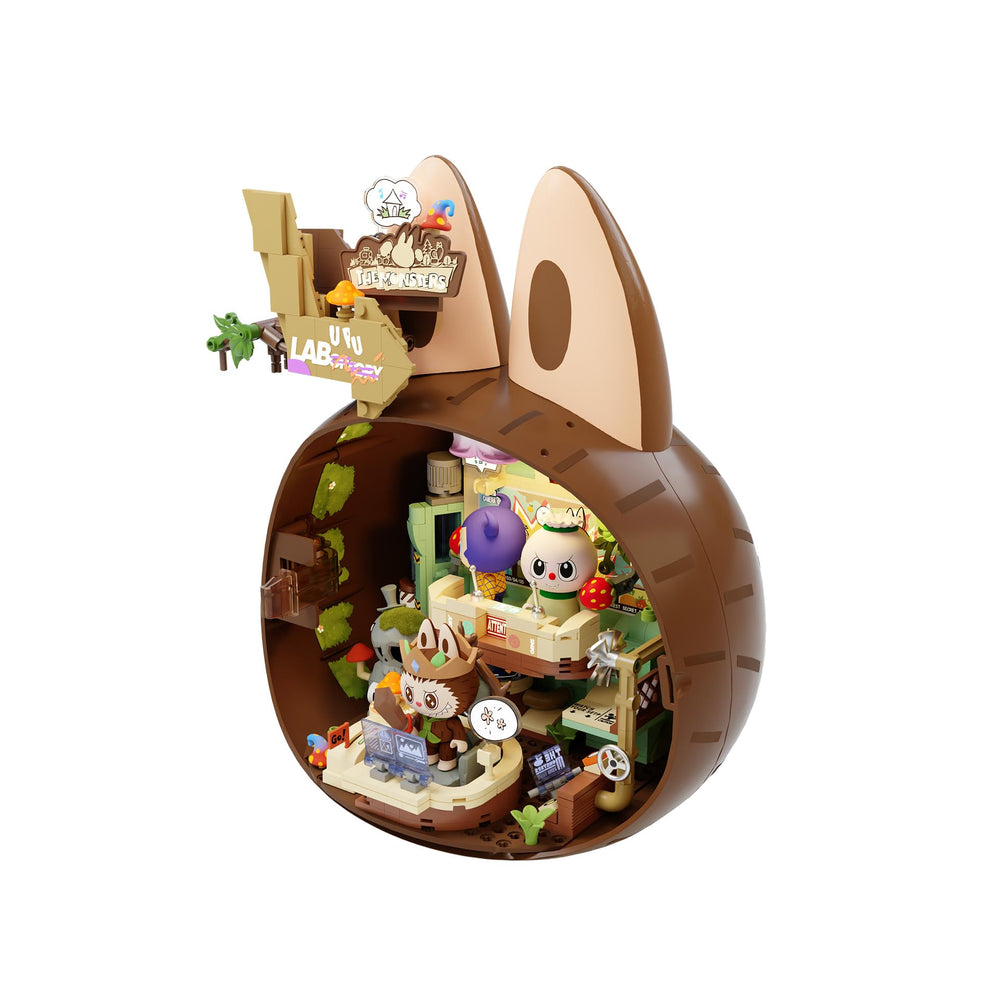 POP MART Monsters Forest Secret Base in action builds imaginative play spaces.