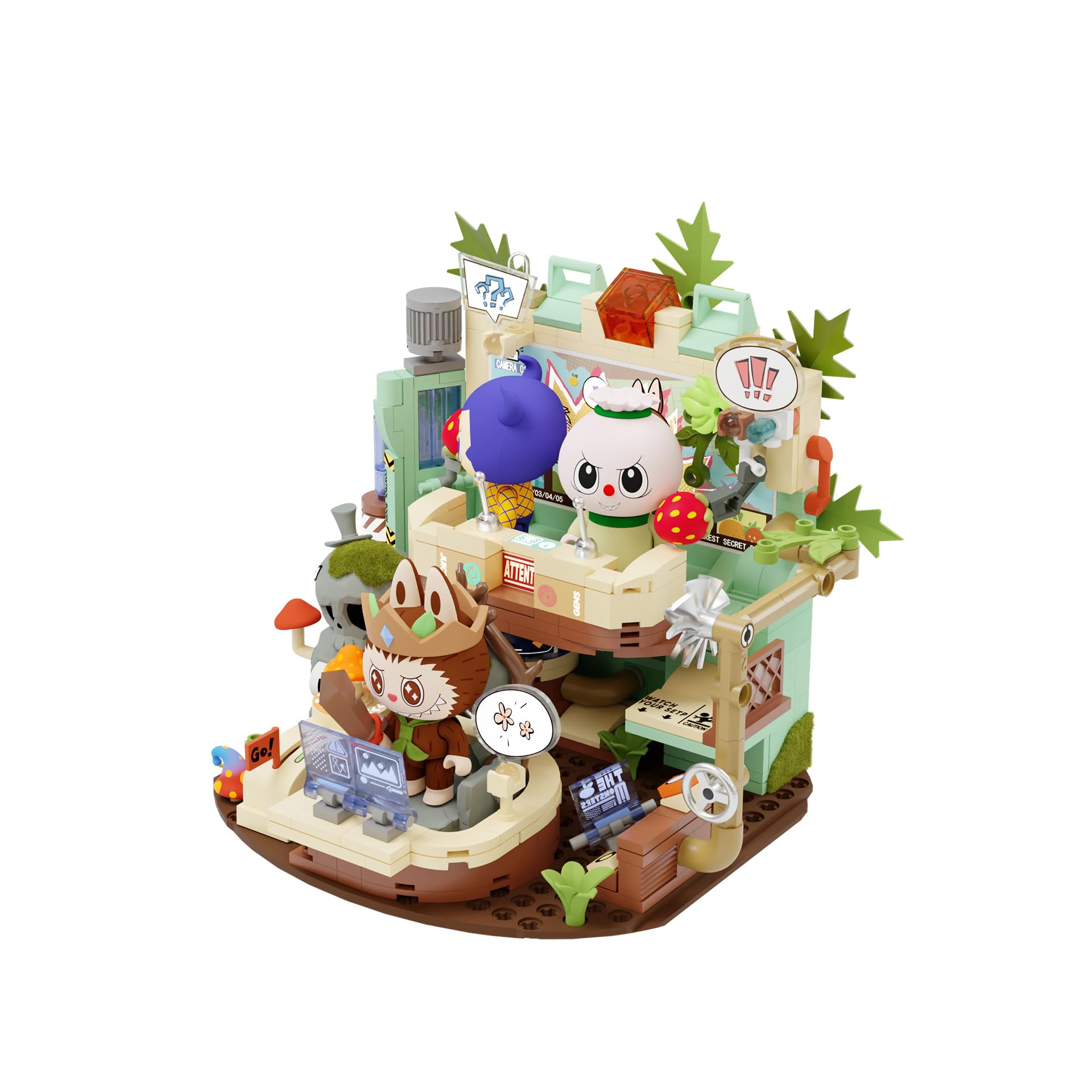 POP MART Monsters Forest Secret Base figures encourage storytelling and collaborative play.