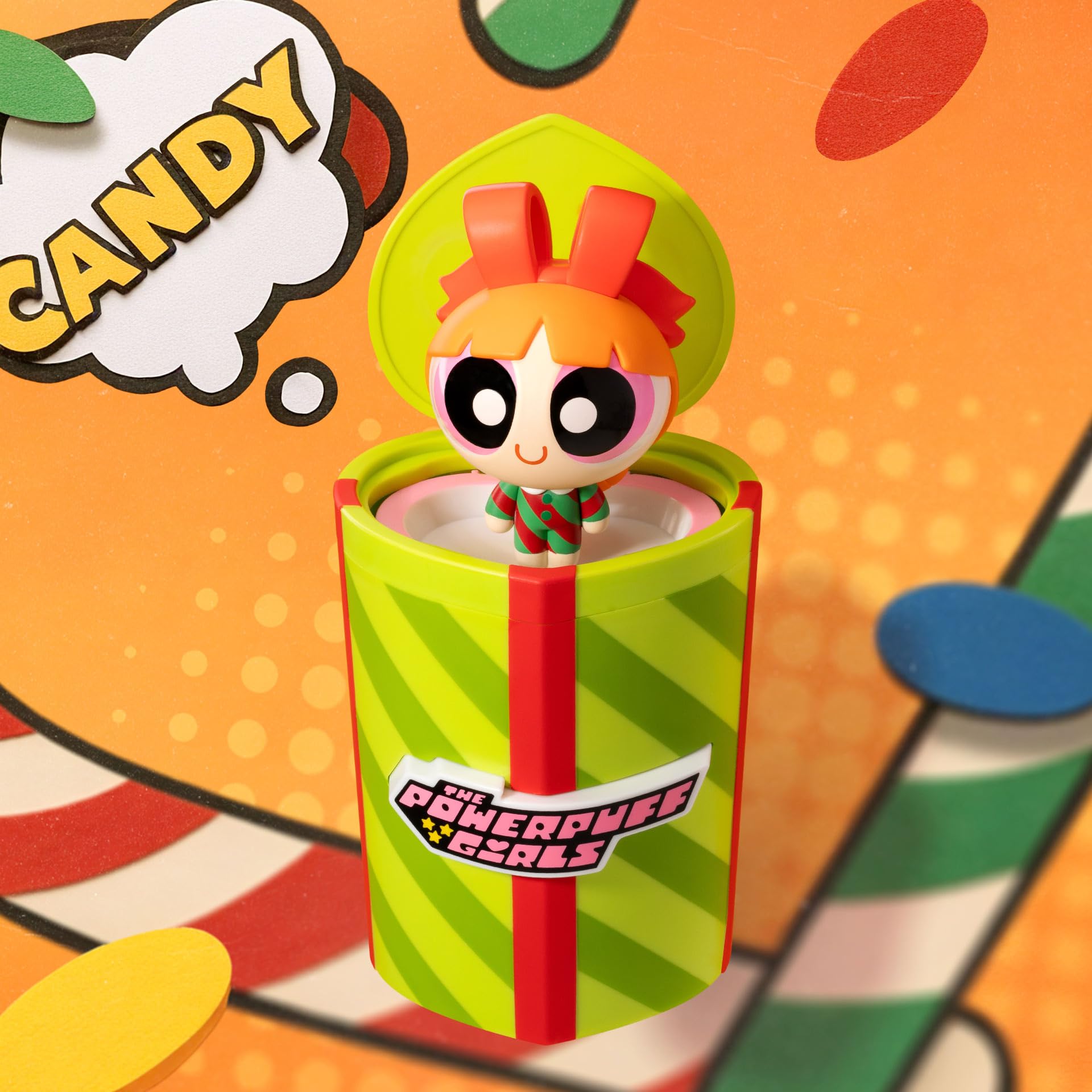POP MART Powerpuff toy figure, high-quality materials for safe, long-lasting display.