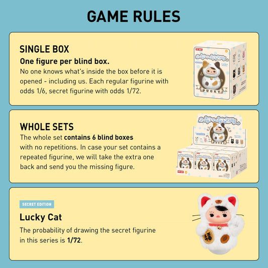 POP MART PUCKY roly-poly kitty figure, ideal gift and conversation starter