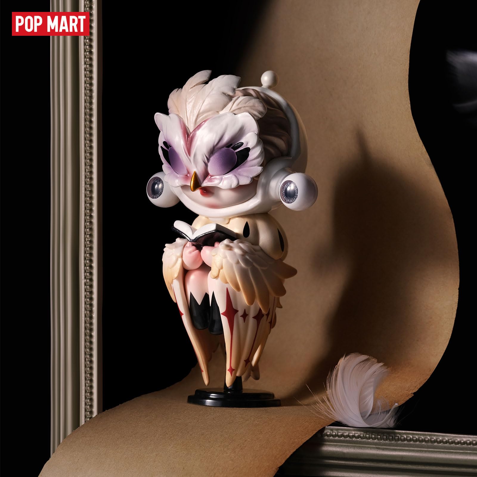 POP MART Skullpanda figure uses non-toxic paint for safe home display.
