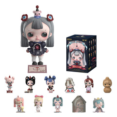 POP MART Tinytiny-Prologue blind box figure on display, ideal collectible decor.