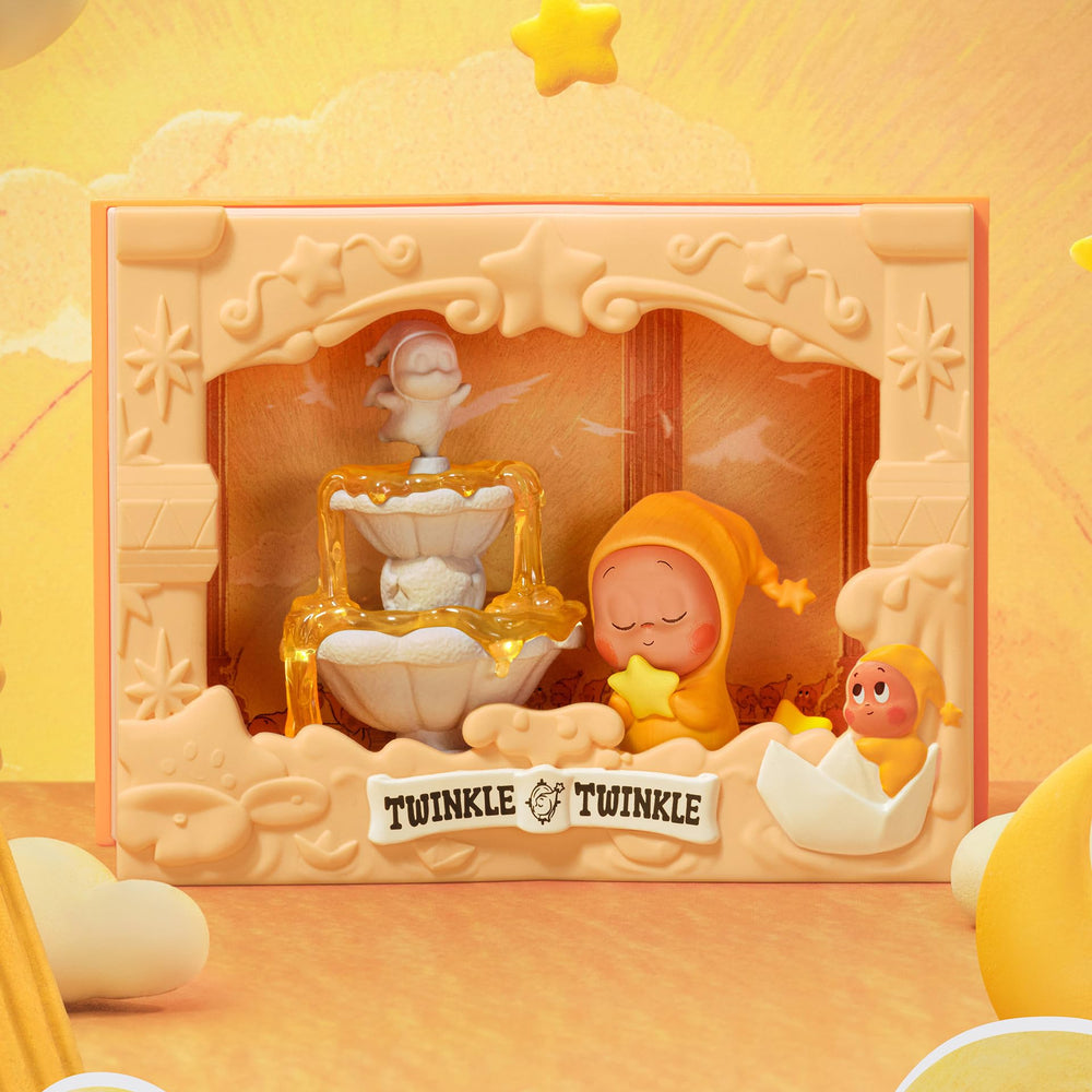 Pop Mart Twinkle Twinkle Light Up figure display compact decor for desks and shelves
