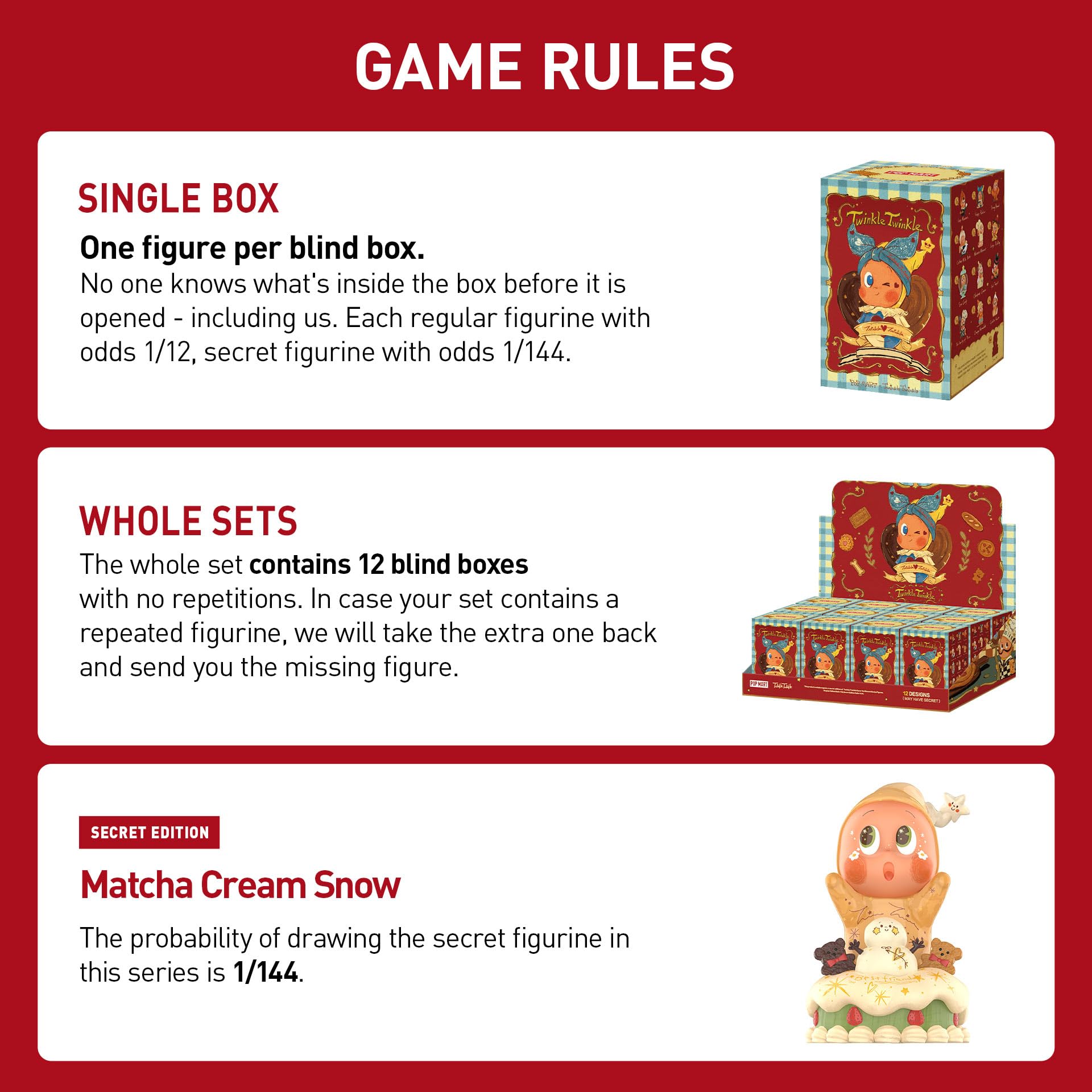 POP MART Twinkle Twinkle unboxing reveals a random figure, ideal for surprise gift moments.