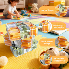 POPOMR maze cube educational play supports hands-on thinking during family time.