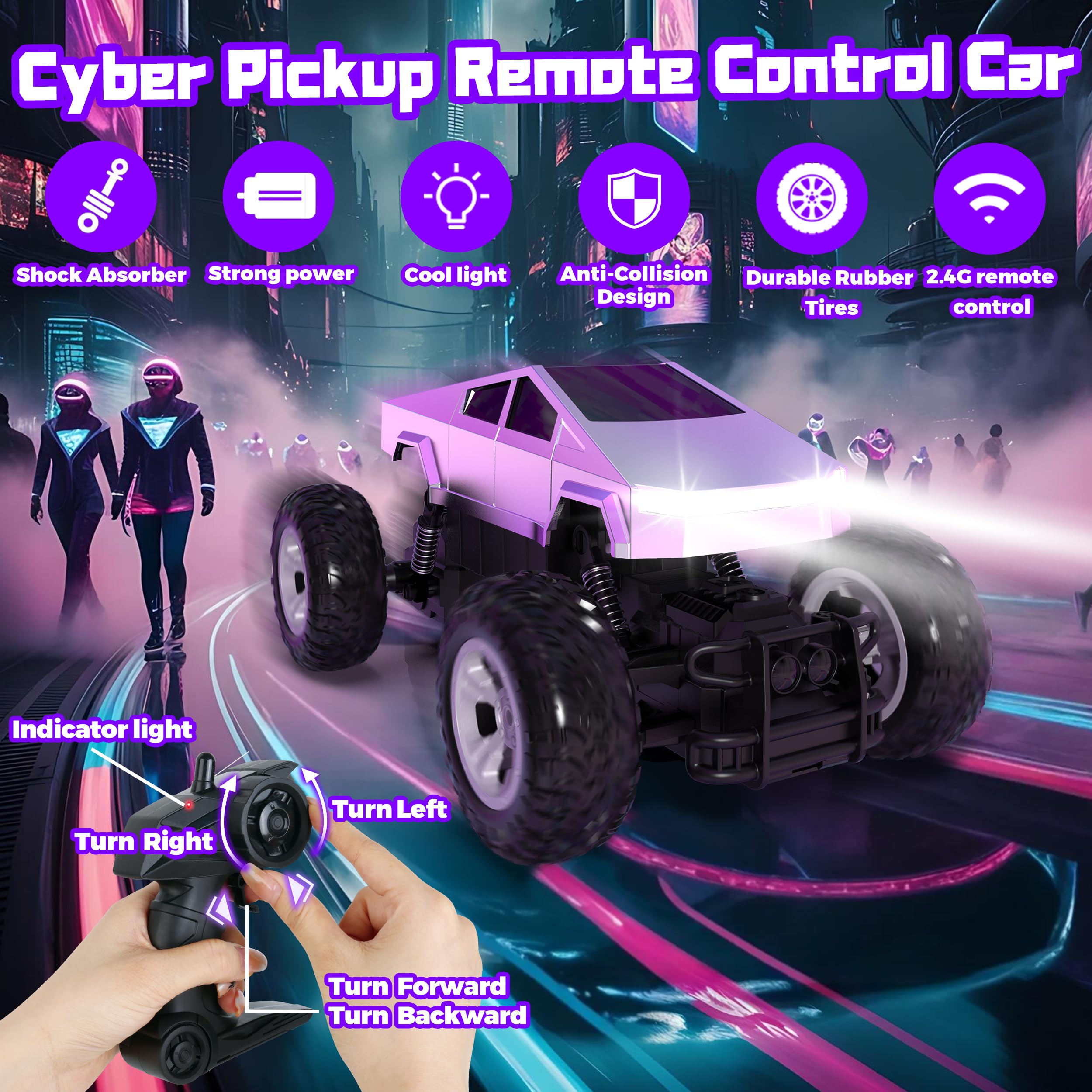POPOOO 2.4GHz remote demonstrates long-range control for competitive racing