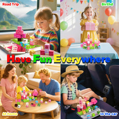POPOOO compact travel set fits in suitcases or backpacks for plane, car, or train