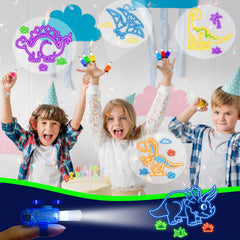 POPOOO pterosaur design finger light creates dazzling glow during play