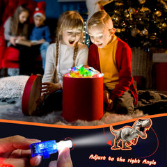 POPOOO Triceratops LED finger light sparks playful glow for classroom prizes.