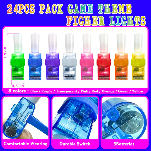 POPOOO LED finger light with gamepad design adds gamer ambiance.