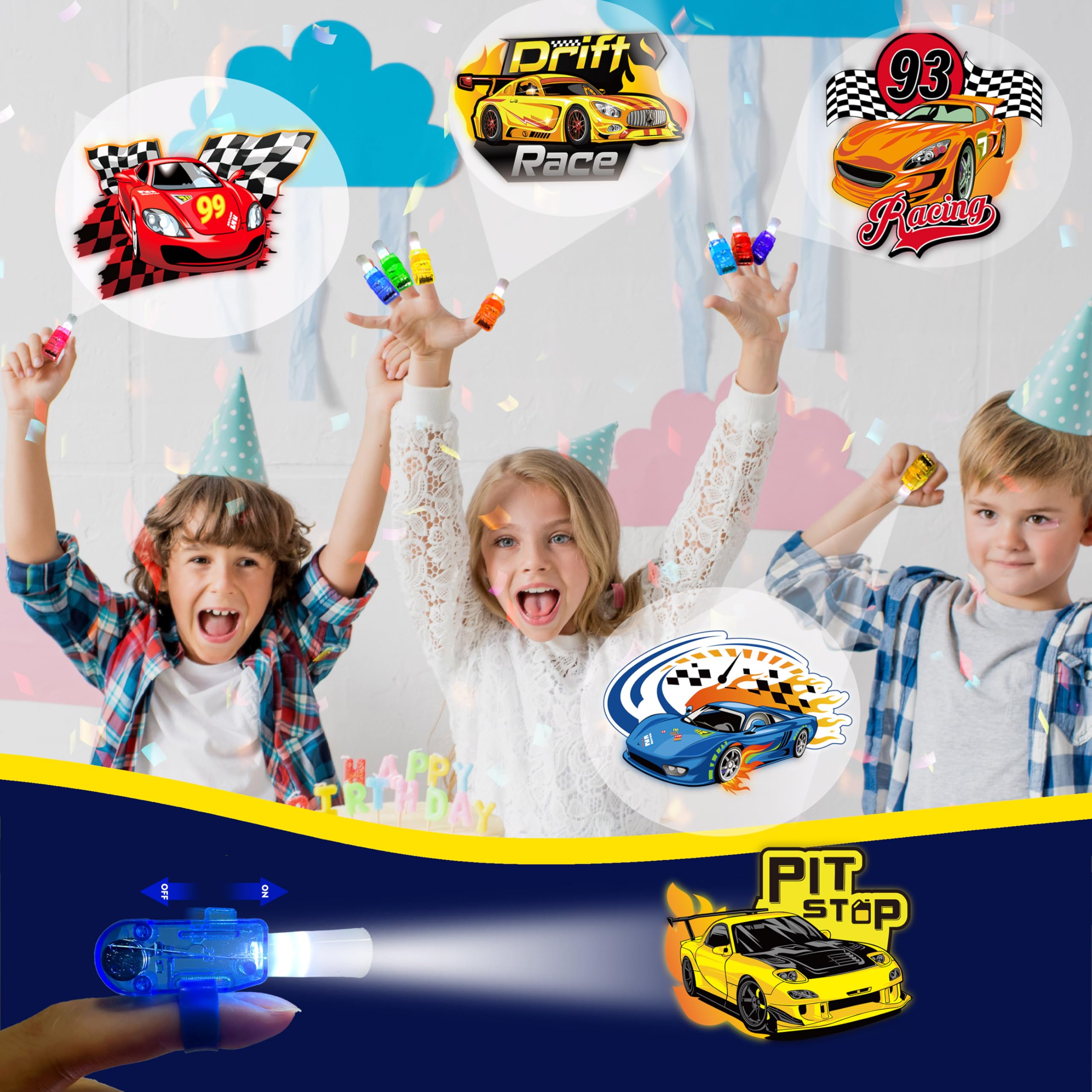 POPOOO glow-in-the-dark lights serve as party favors and classroom rewards.