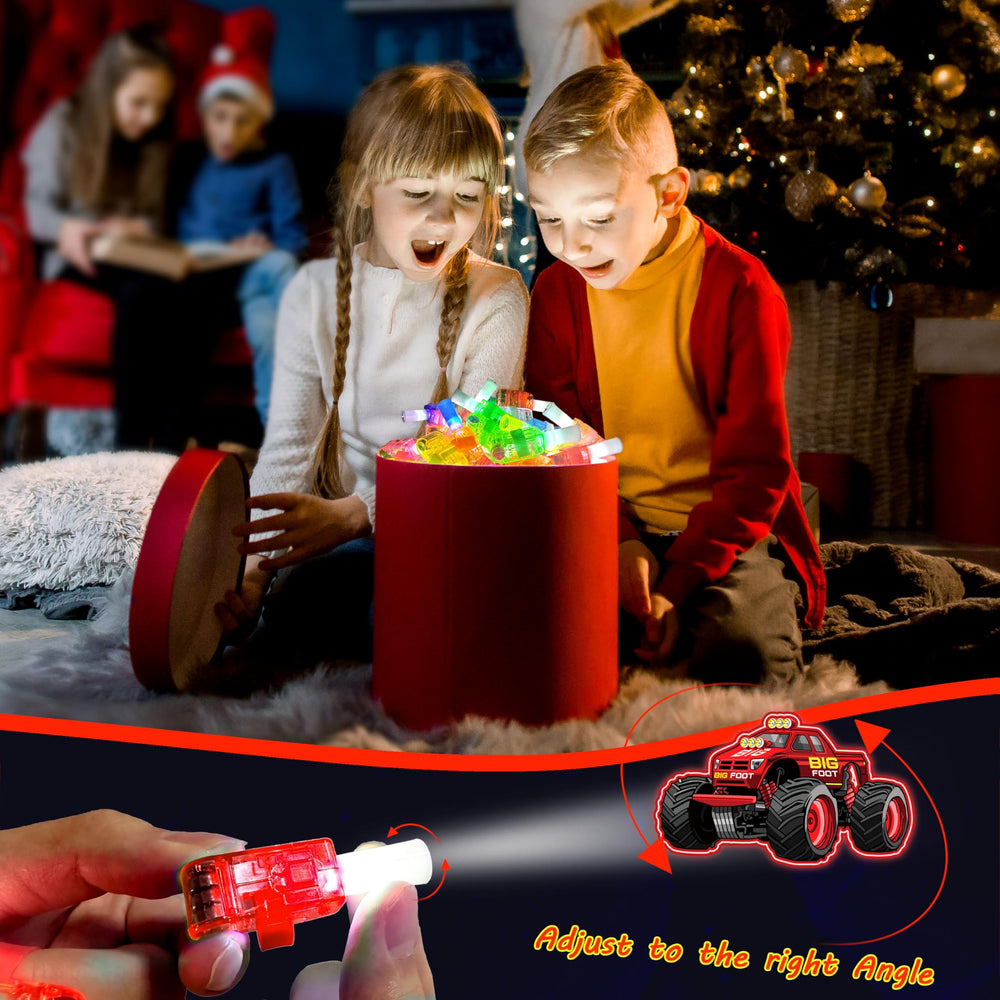 POPOOO ready-go pattern lights spark energy at birthday party games.