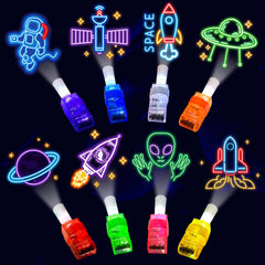 POPOOO rocket LED finger light glows for space party favors