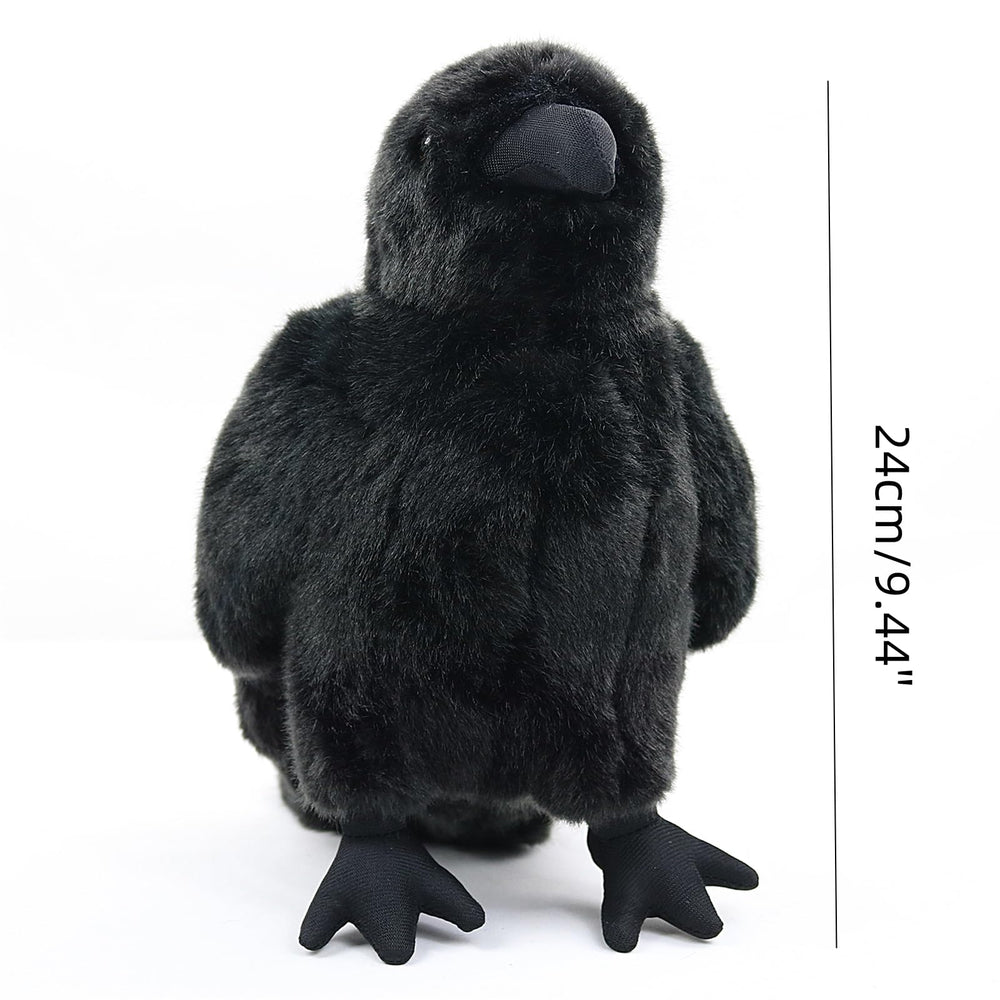 POPOTATO crow plush snuggle-ready for bedtime comfort.