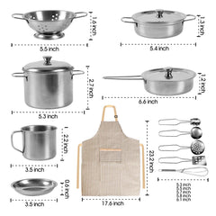 POPUTOY imaginative kitchen setup supports collaborative learning during play.