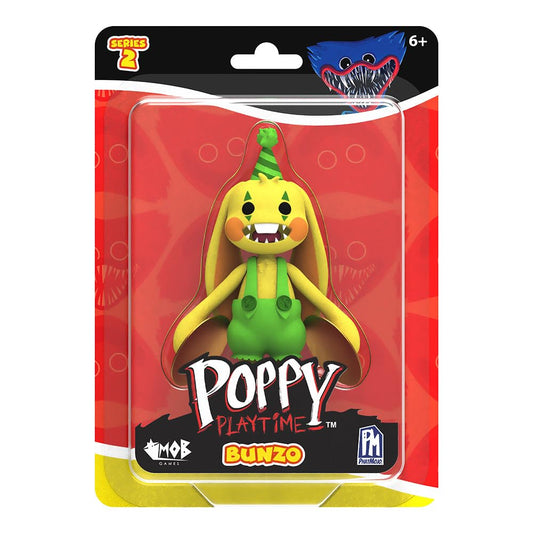 Poppy Playtime Bunzo Bunny 5in figure in a dynamic pose for imaginative play and display.
