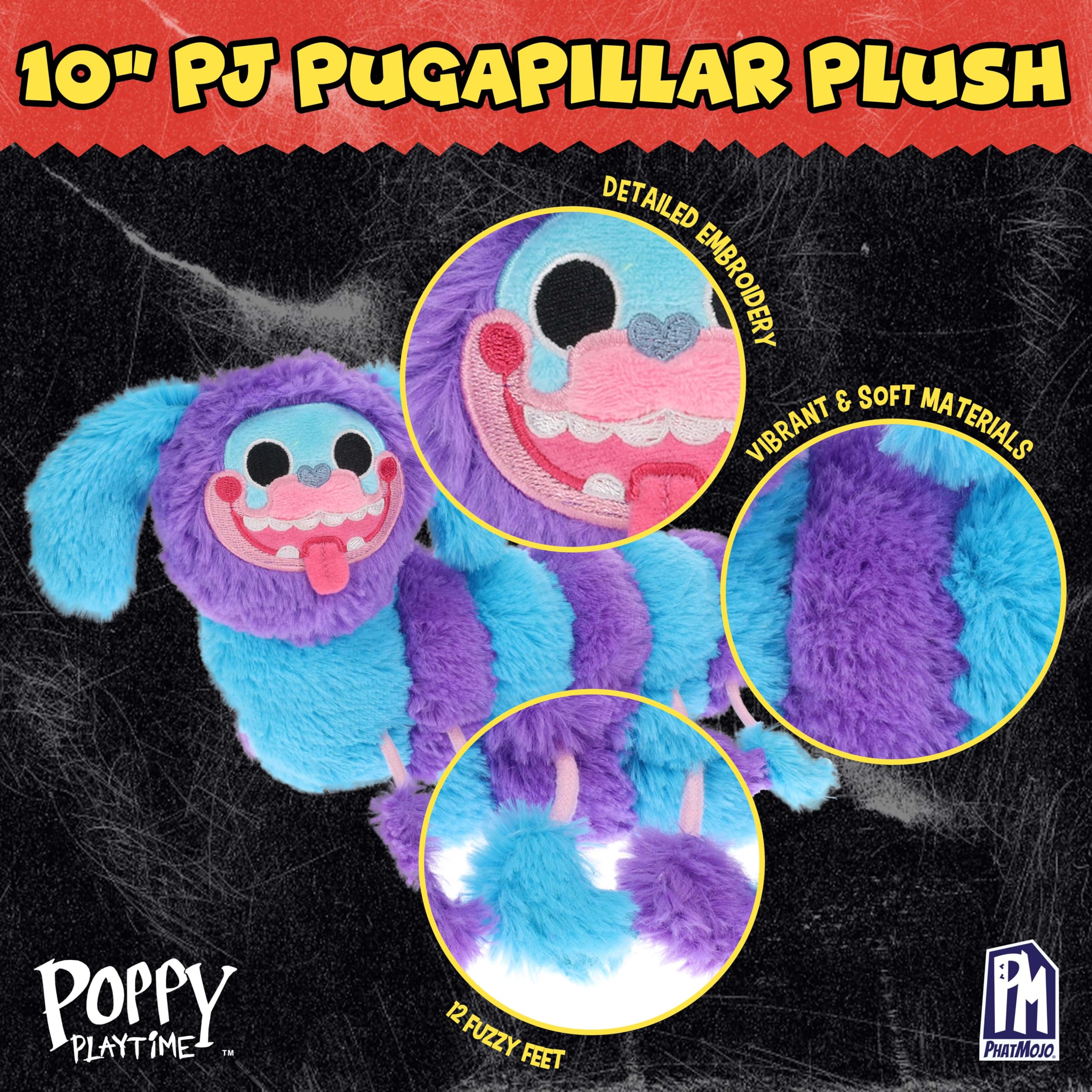 Poppy Playtime Bunzo Bunny plush back view with vibrant colors