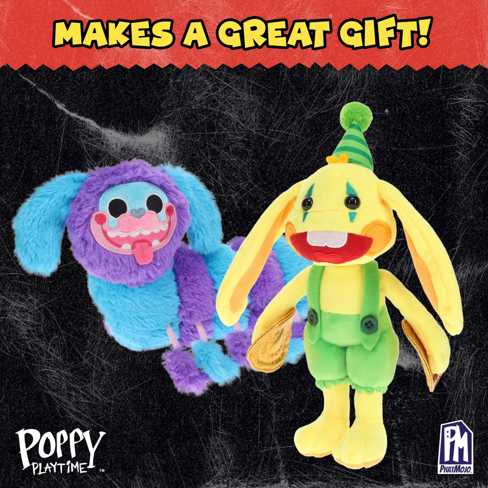 Poppy Playtime Bunzo Bunny plush embroidery detail highlight