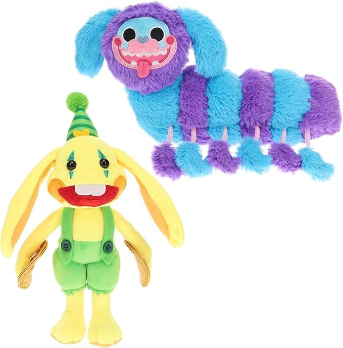 Poppy Playtime Bunzo Bunny plush front view for display and cuddling