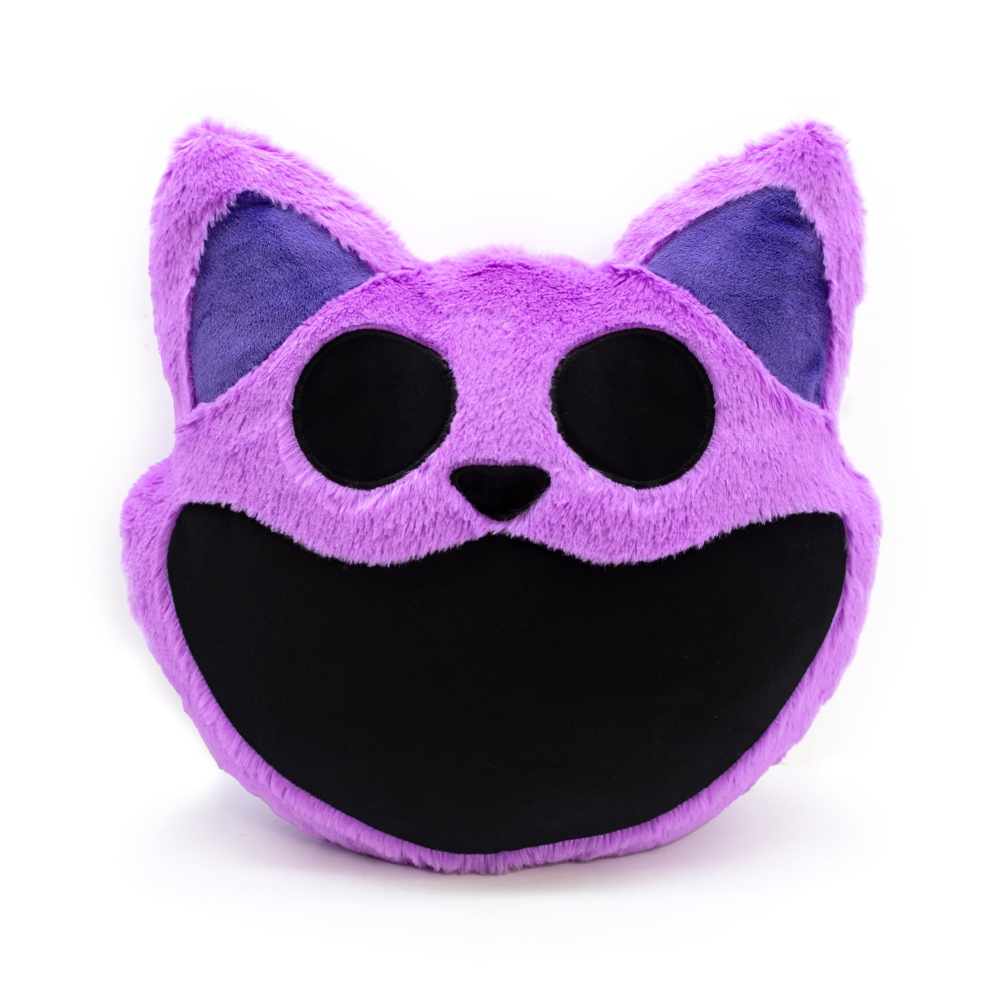 Poppy Playtime Smiling Critters CatNap plush front view, ideal for cuddling and display.