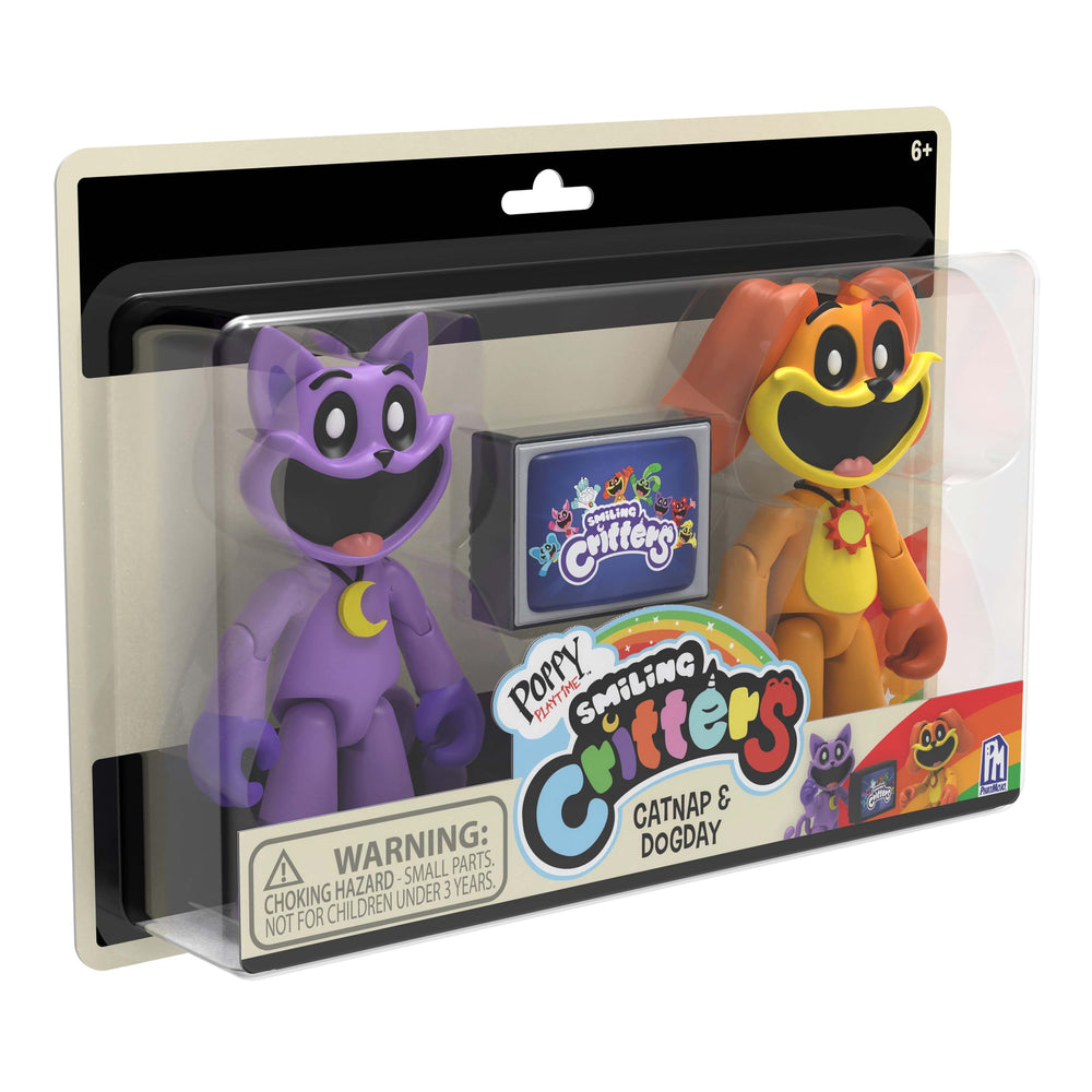 Poppy Playtime Smiling Critters TV accessory with full cast art for display setups