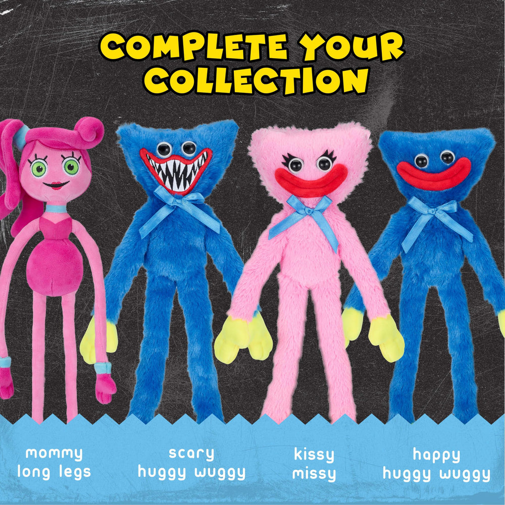 Poppy Playtime Smiling Kissy Missy plush soft fur close-up, tactile appeal