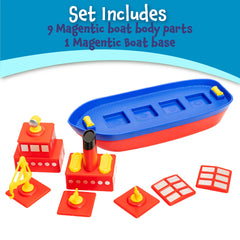 Popular Playthings 10 chunky boat parts invite mix-and-match creativity and early design exploration