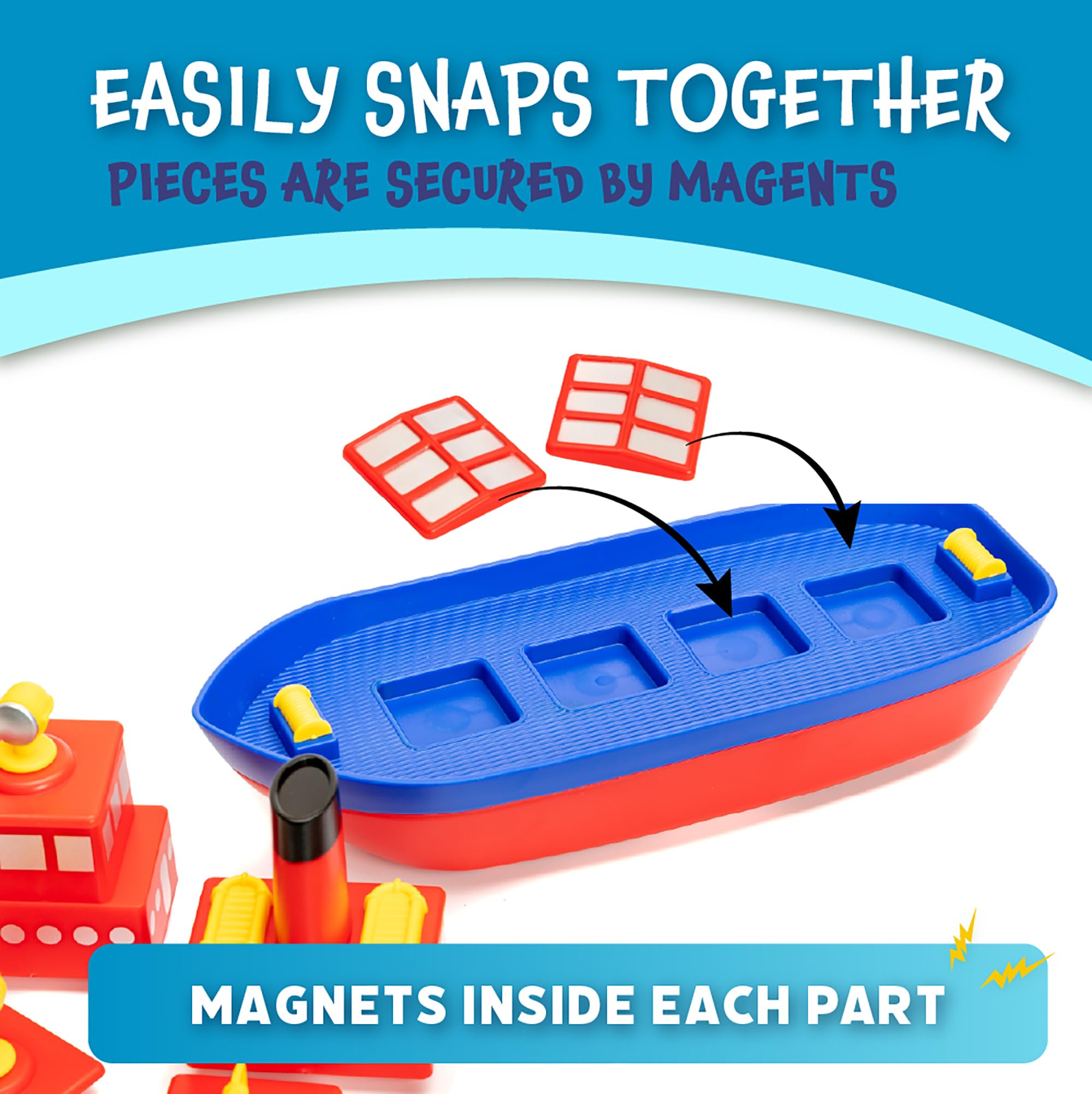 Popular Playthings 3D puzzle-like assembly strengthens problem solving during pretend voyages