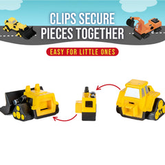 Popular Playthings construction site playset helps kids explore roles and teamwork.