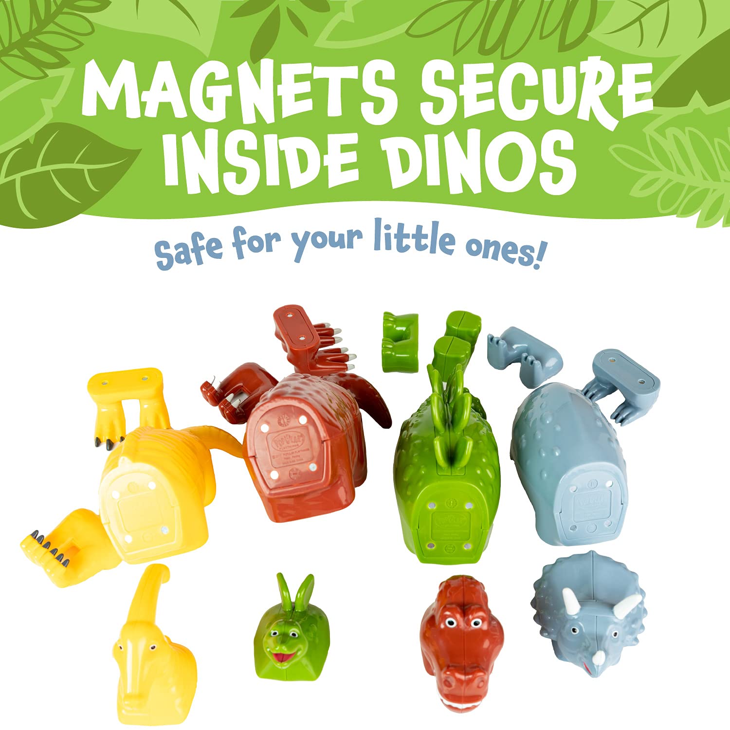 Popular Playthings creates a tiny dinosaur park from 15 pieces for imaginative play.