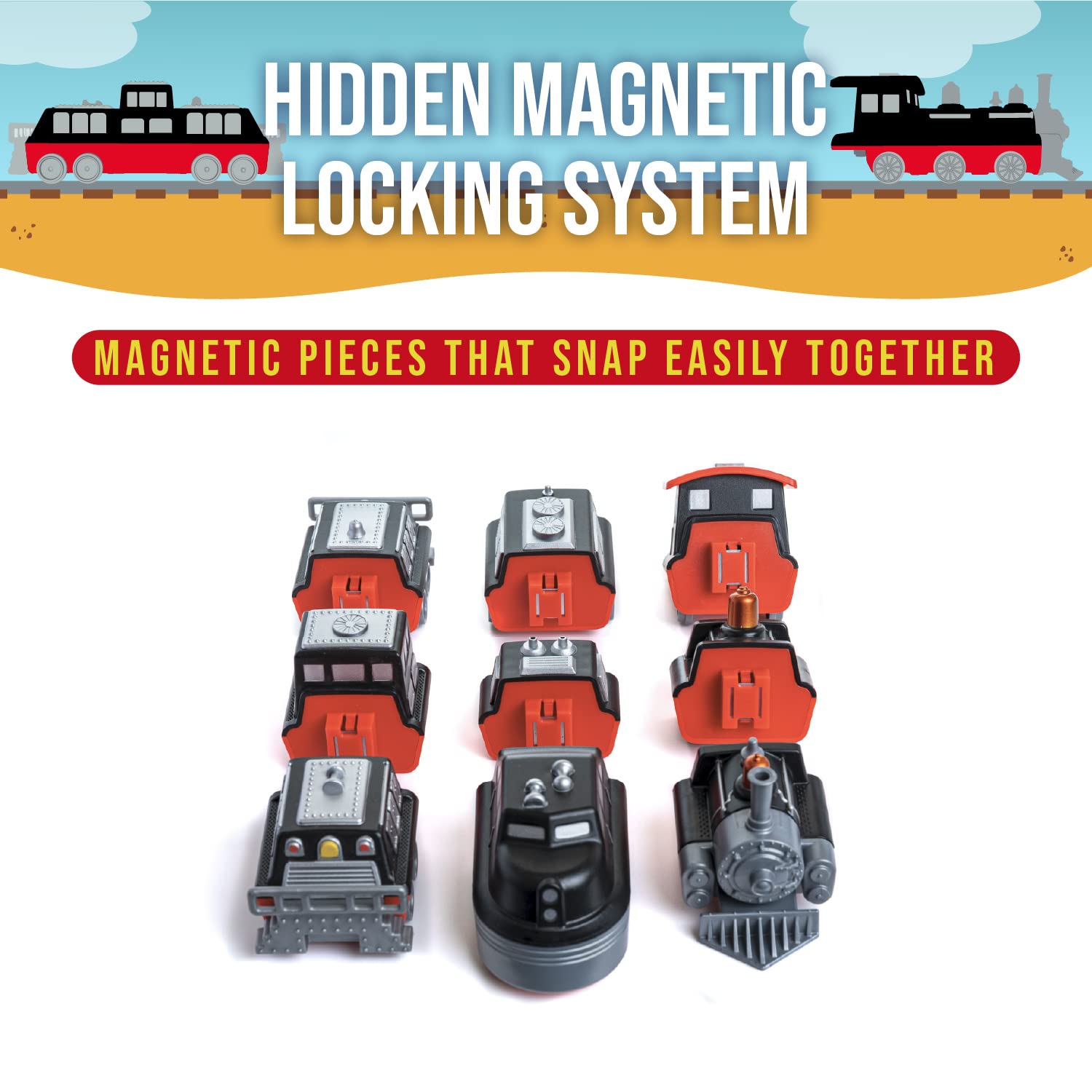 Popular Playthings Imaginative play sparks creativity with customizable vehicle builds.