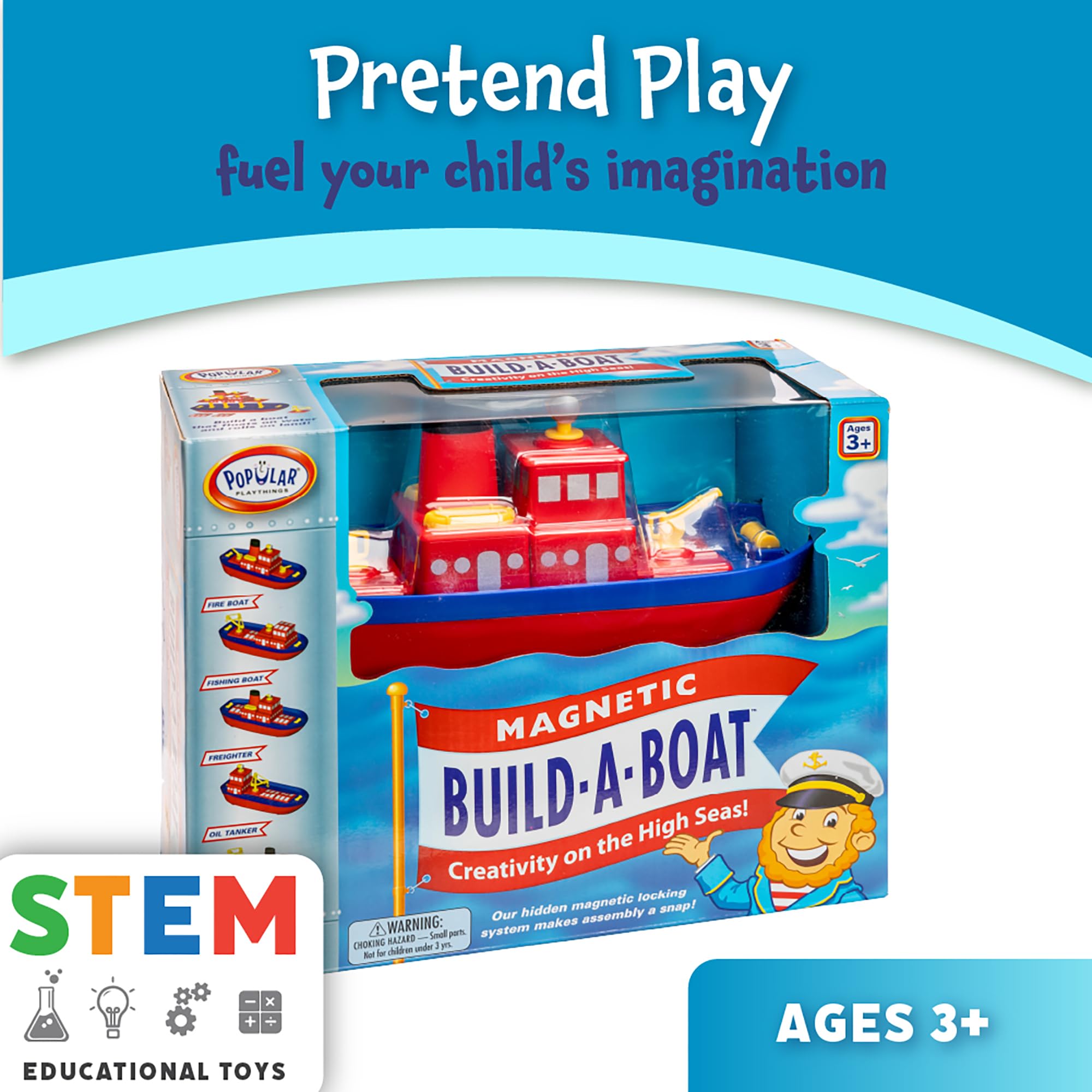 Popular Playthings Large pieces are easy to grip for little hands and longer play sessions