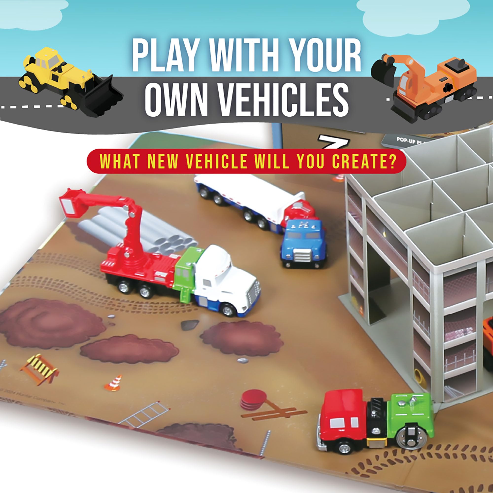 Popular Playthings large pieces fit little hands for easy assembly and play.