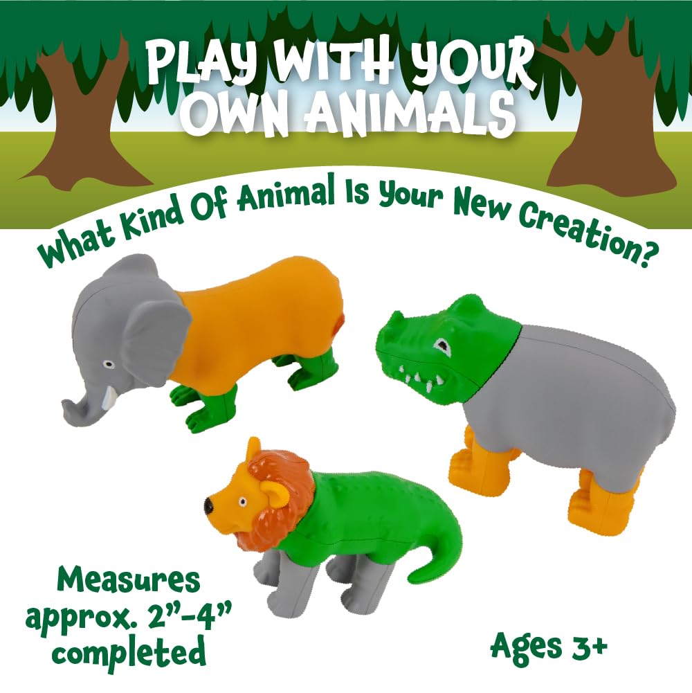Popular Playthings Magnetic Animals: 28-piece jungle set encourages creative, open-ended play.