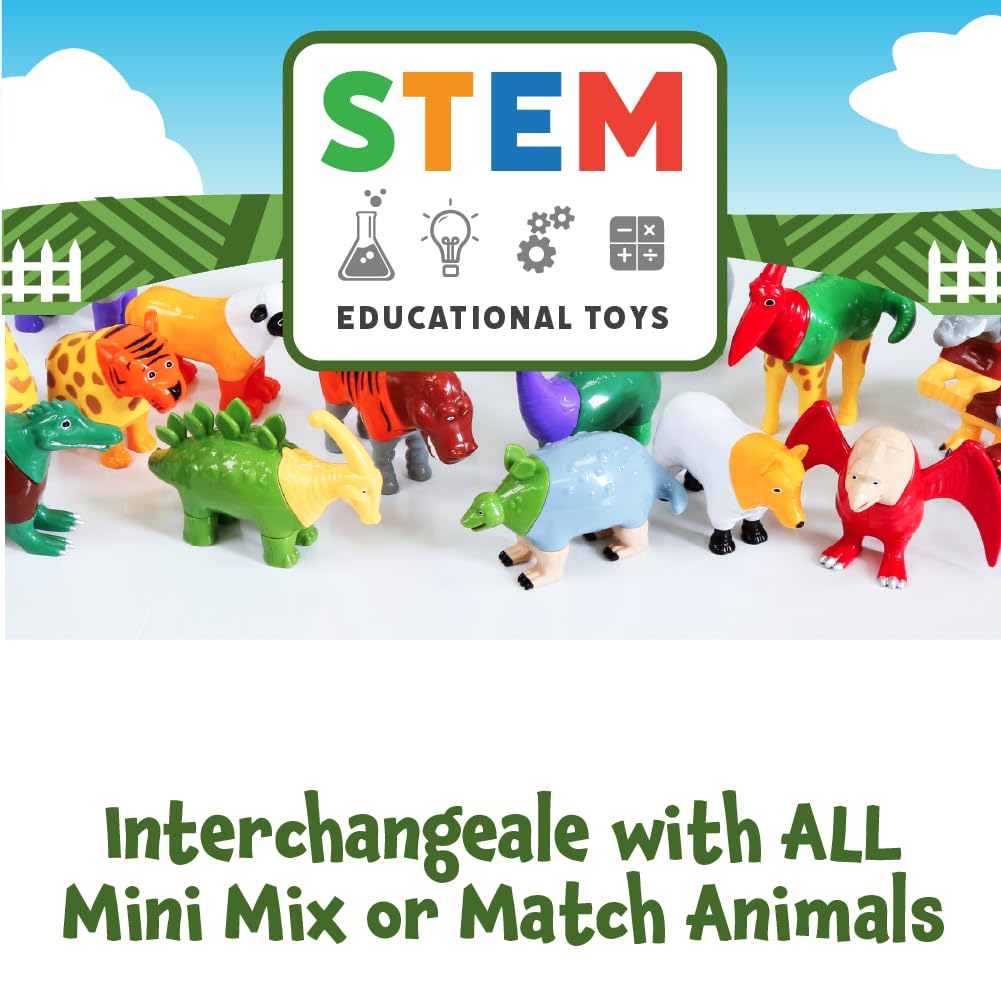 Popular Playthings Magnetic Animals set with pop-up playmat for immersive pretend play