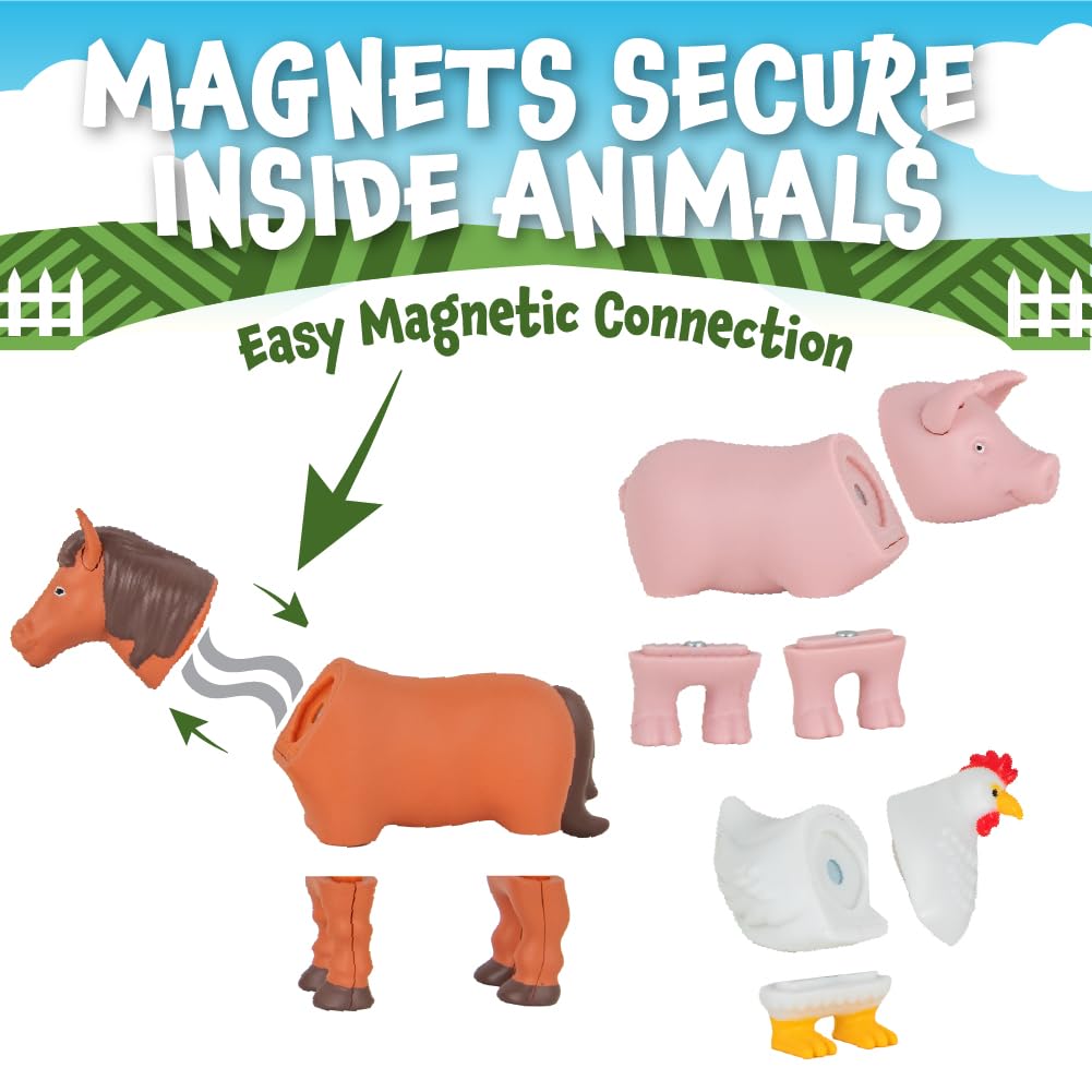 Popular Playthings Magnetic Animals sheep piece on playmat sparks storytelling