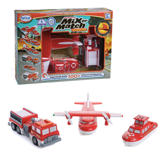 Popular PLAYTHINGS Magnetic Mix or Match armor car with easy magnetic assembly.