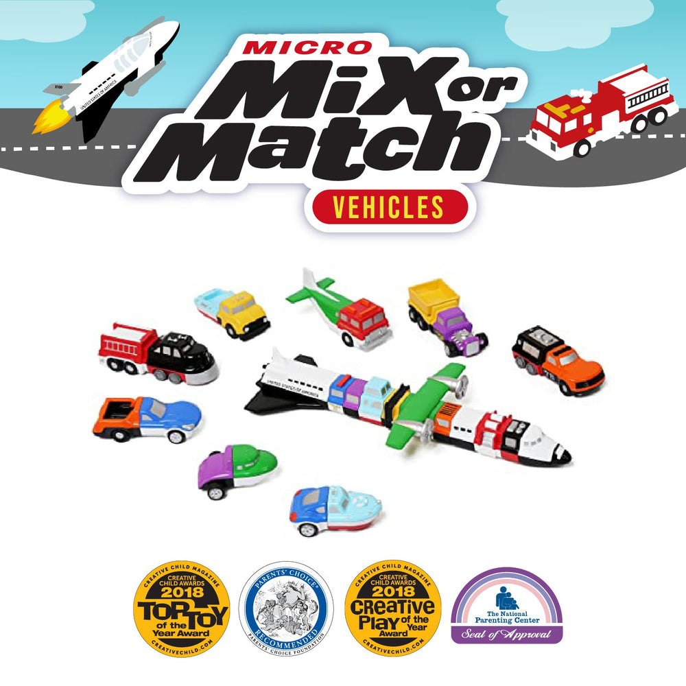 Popular Playthings Magnetic Vehicles fire truck image highlights building rescue scenarios.