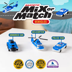 Popular Playthings Mix or Match Vehicles police car enhances imaginative play and storytelling.