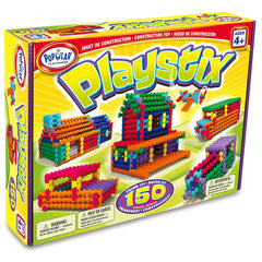 Popular Playthings Playstix idea booklet inspires planning and creative building.