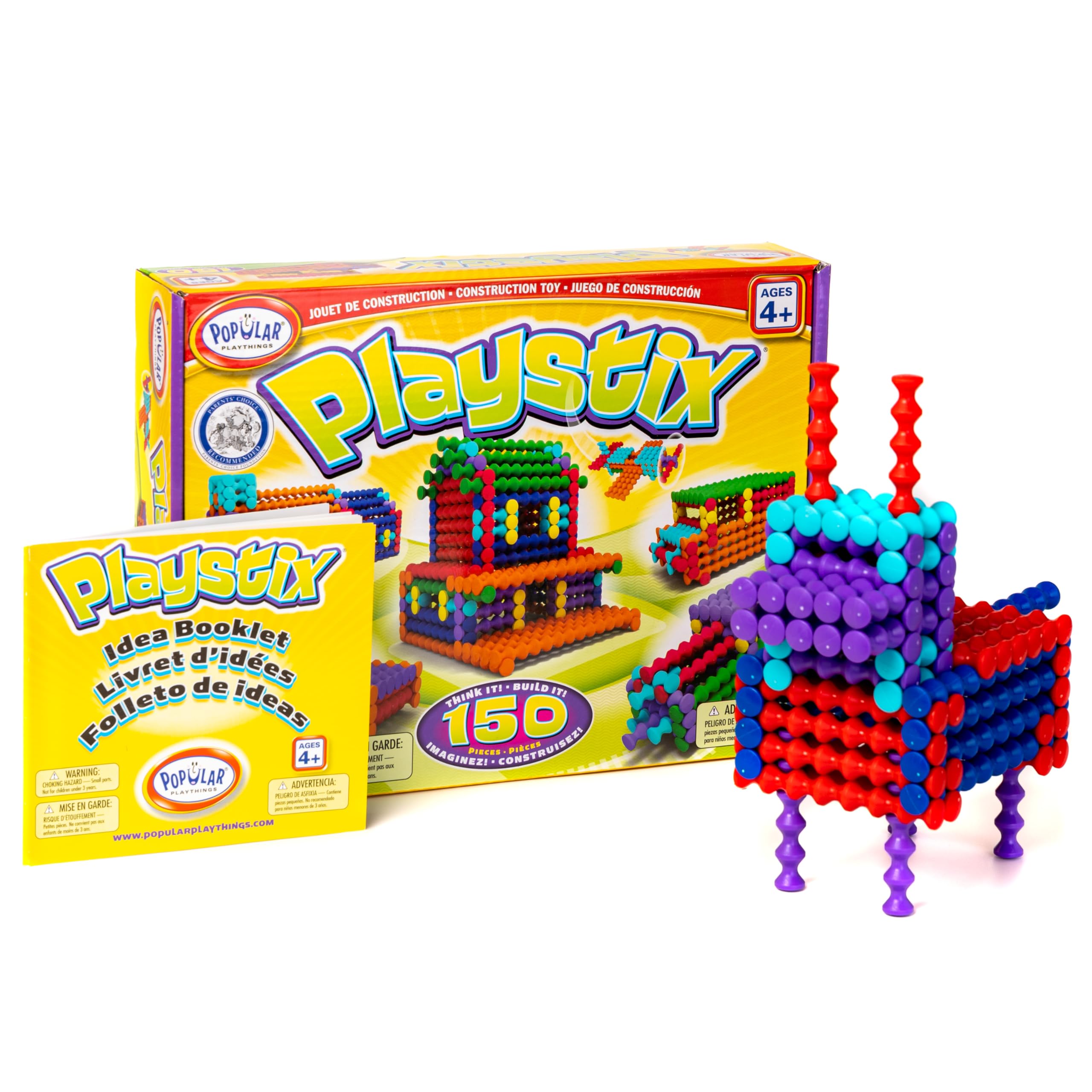 Popular Playthings Playstix STEM-focused set supports problem solving through exploration.