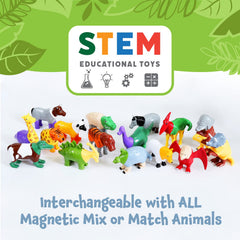 Popular Playthings STEM toy encourages learning through imaginative dinosaur building.