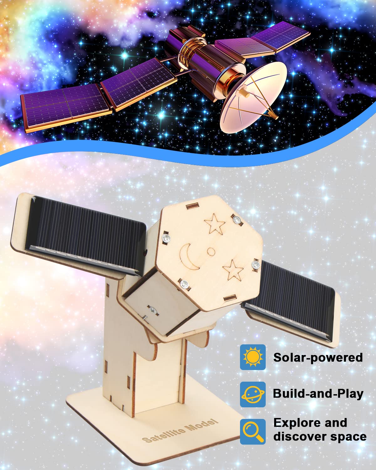 Poraxy 4-in-1 wooden parts ensure precise fit and durable DIY build.