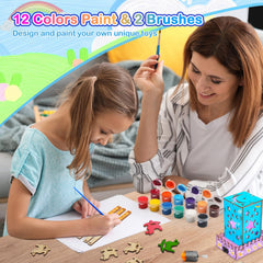 Poraxy painting kit with 12 colors invites creative customization.