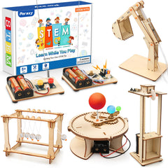 Poraxy 5-set STEM kit wooden elevator model for hands-on learning