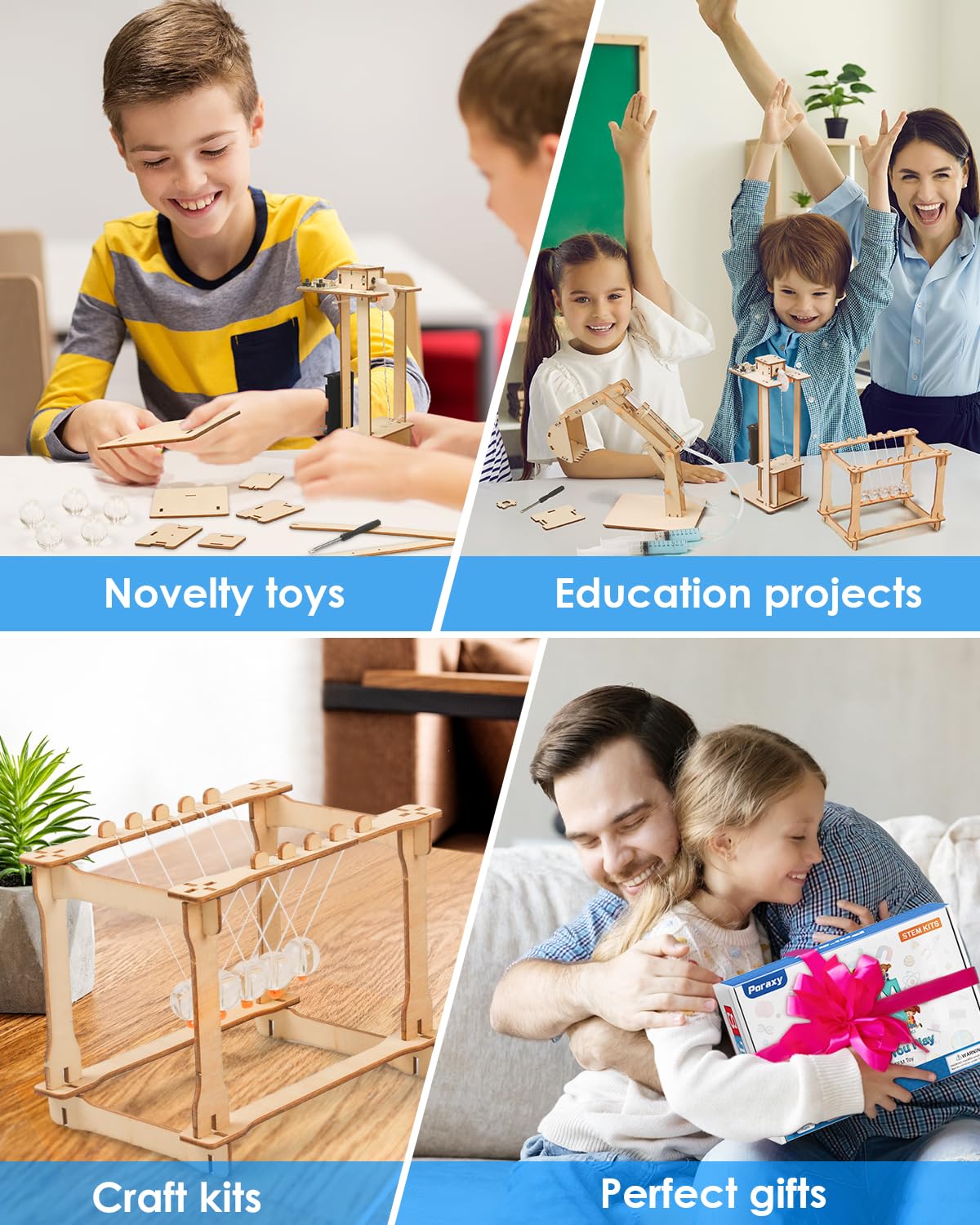 Poraxy gear-based wooden puzzle showing motion and mechanics
